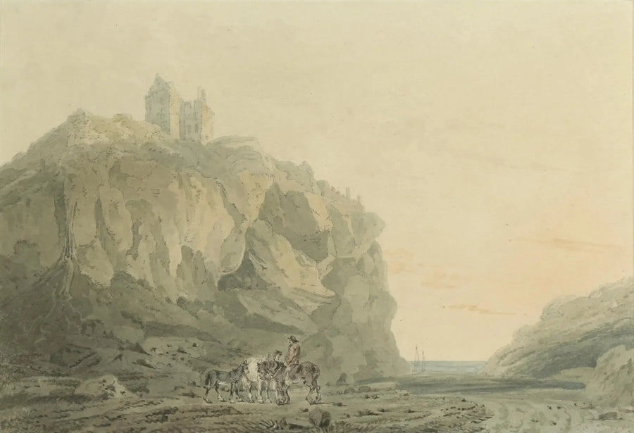 Dunotter Castle, Kincardineshire - J. M. W. Turner