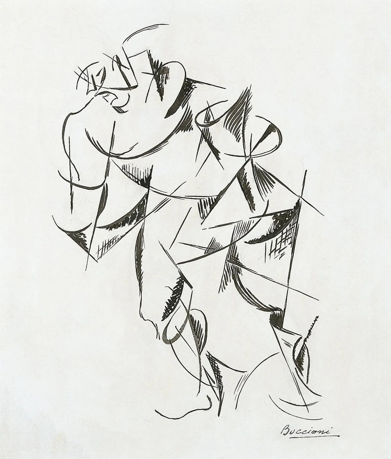 Human Body Dynamism: Boxer - Umberto Boccioni