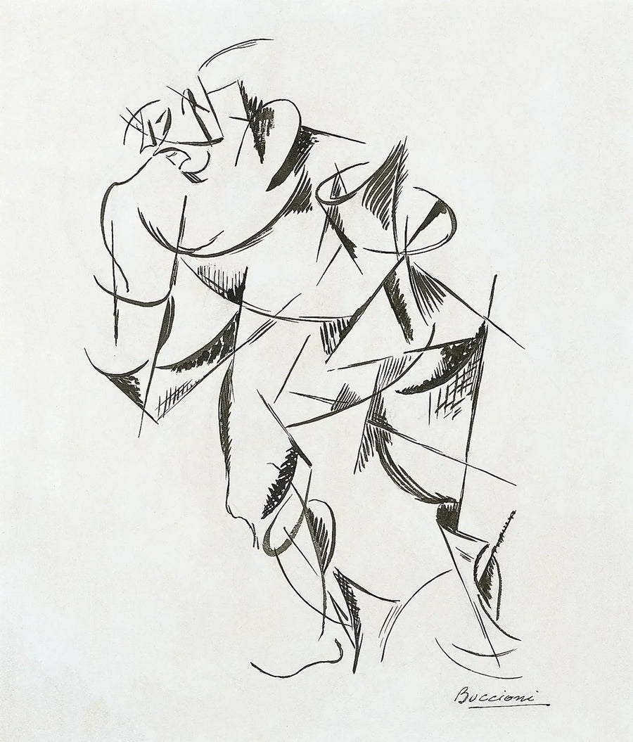 Human Body Dynamism: Boxer - Umberto Boccioni