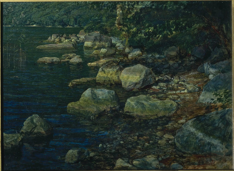 Water and stones near Palazzuola - Alexandre Ivanov