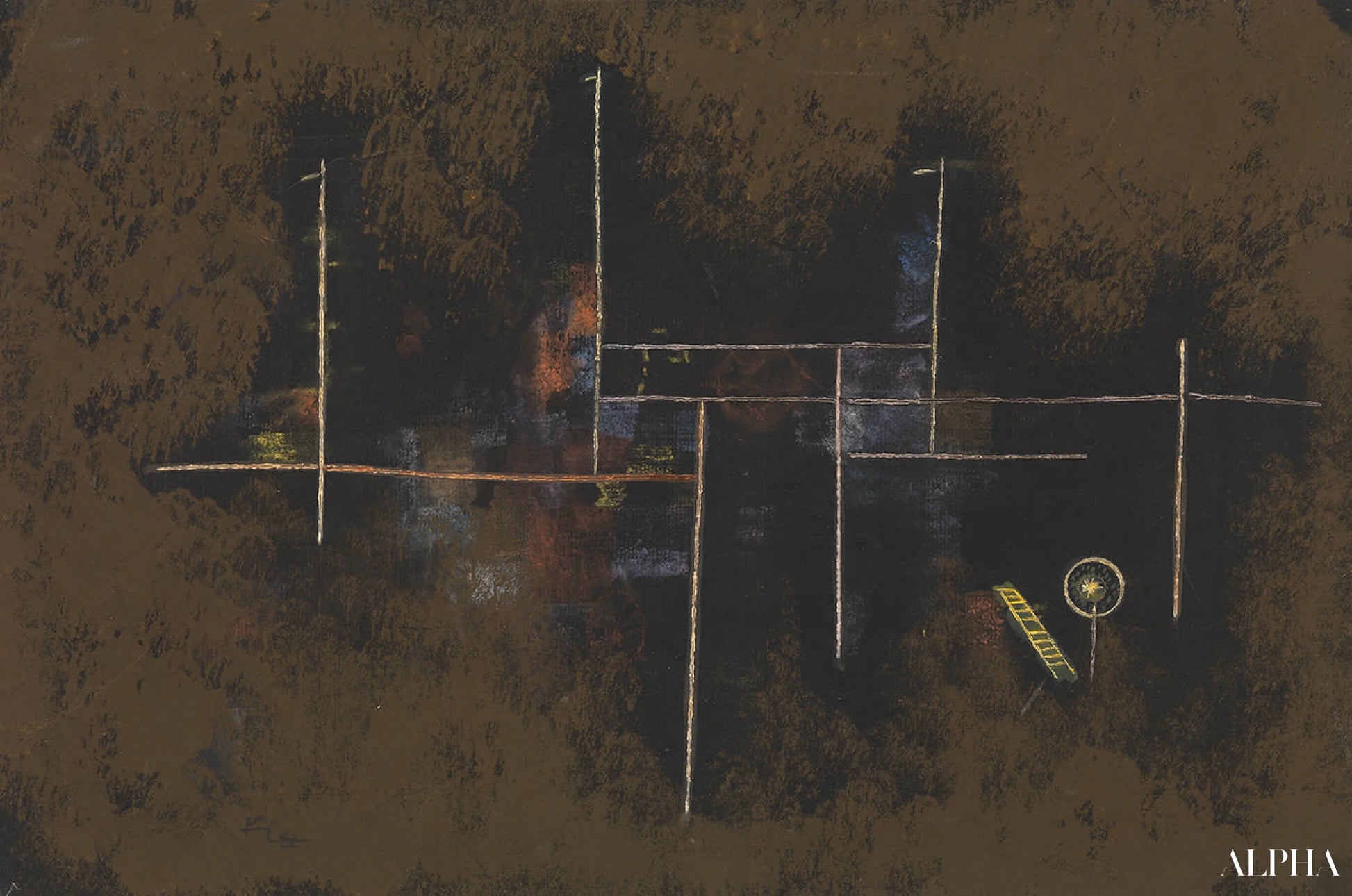 Échafaudage d'une reconstruction - Paul Klee - Reproductions de tableaux et peintures haut de gamme