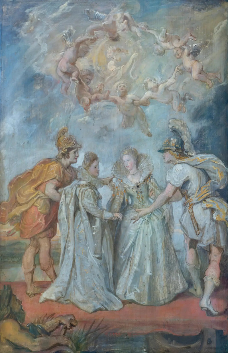 Family exchange of princesses between Spain and France on November 9, 1615 - Peter Paul Rubens