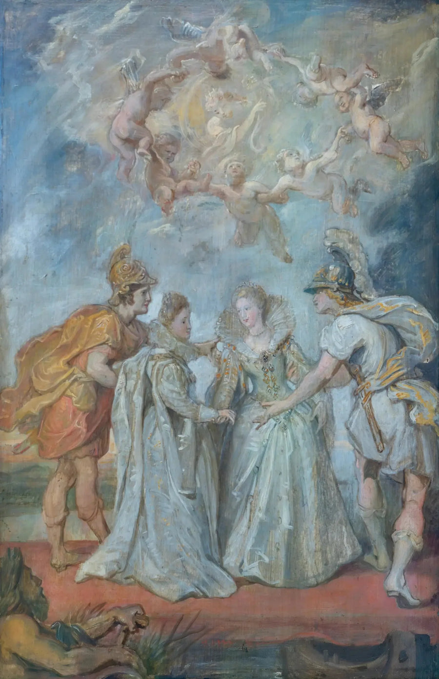 Family exchange of princesses between Spain and France on November 9, 1615 - Peter Paul Rubens