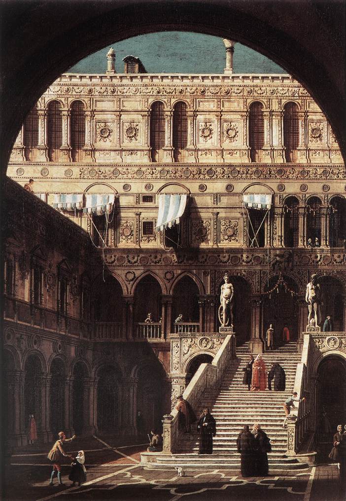 Scale of the Giants - Canaletto