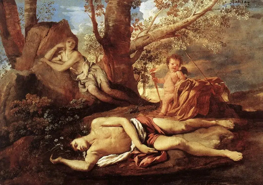 Echo and Narcissus - Nicolas Poussin