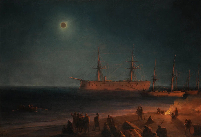 Solar Eclipse in Feodosia - Ivan Aïvazovski