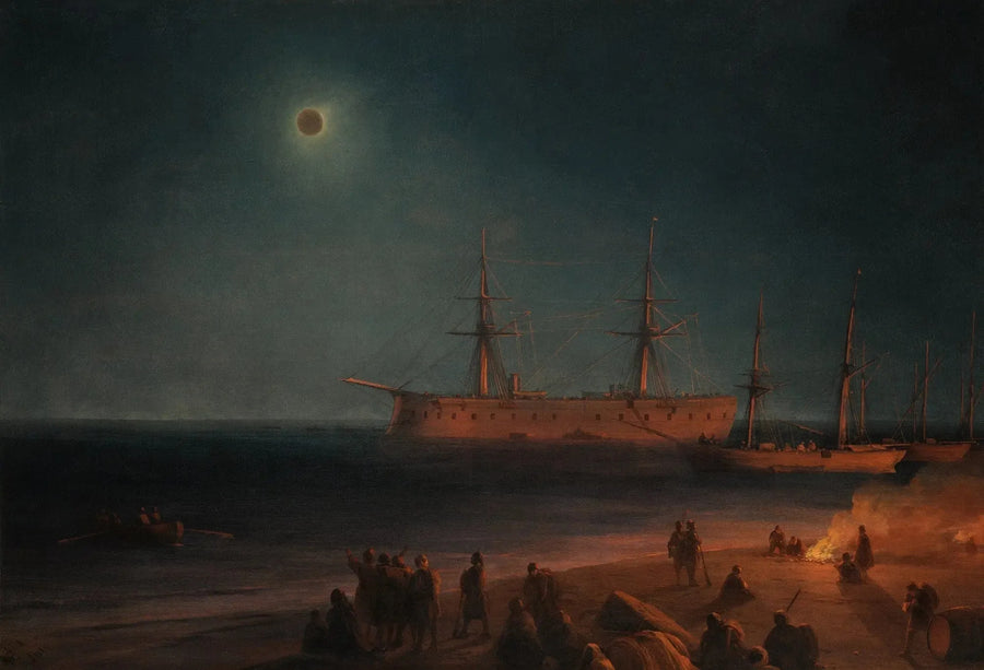 Solar Eclipse in Feodosia - Ivan Aïvazovski