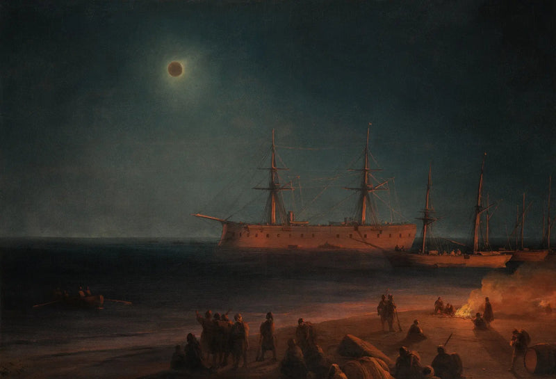 Solar Eclipse in Feodosia - Ivan Aïvazovski