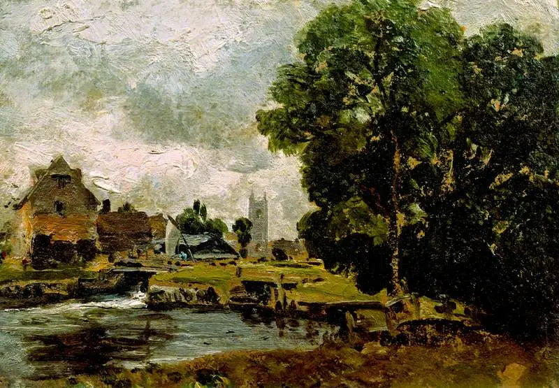 Dedham Lock and Mill - John Constable