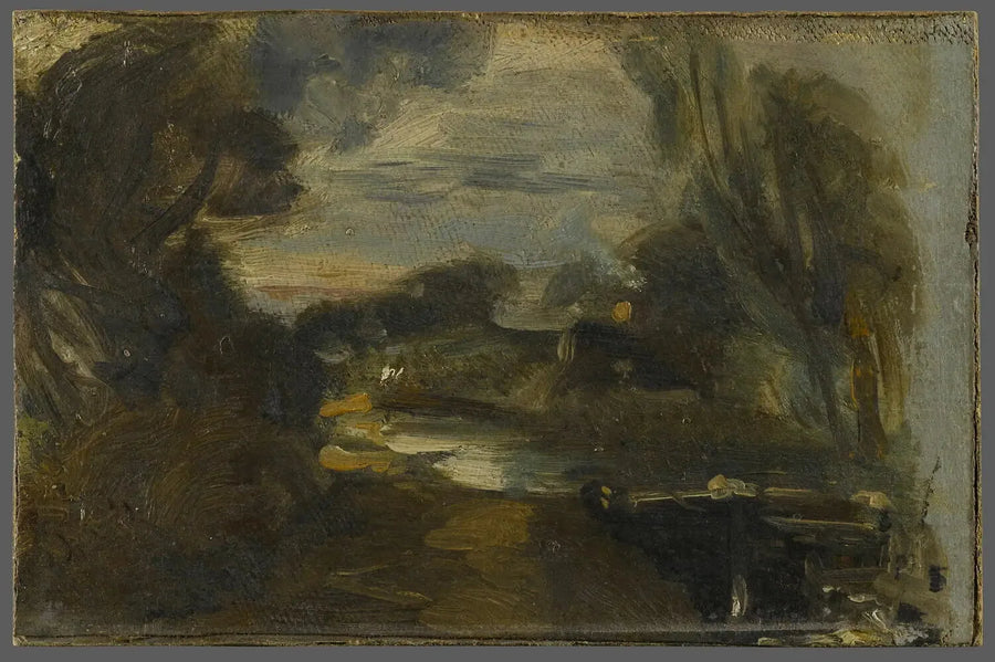 Lock on the Stour River - John Constable