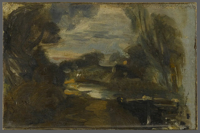Lock on the Stour River - John Constable