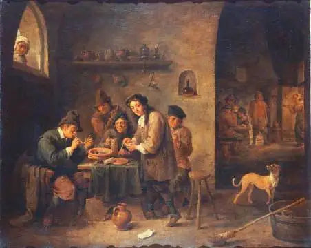 School of Smokers - David Teniers the Younger
