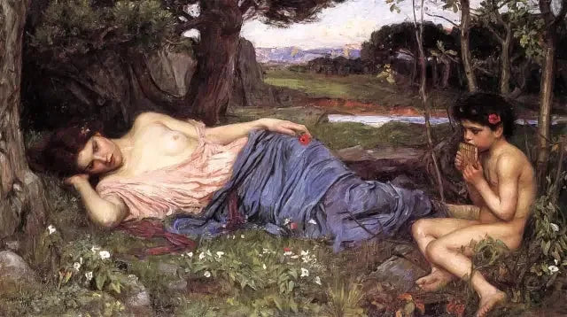 Listen to her sweet melodies - John William Waterhouse