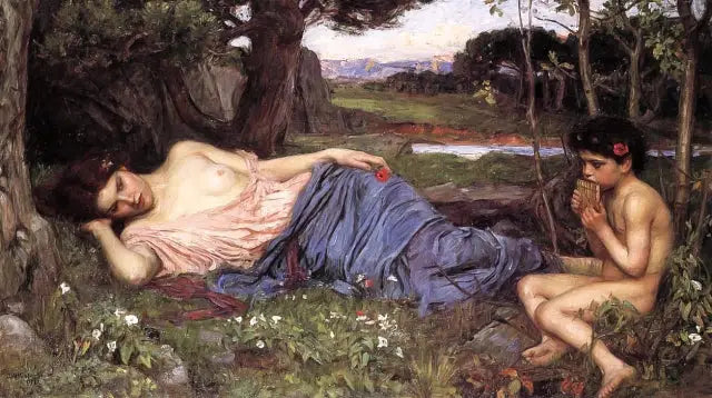 Listen to her sweet melodies - John William Waterhouse