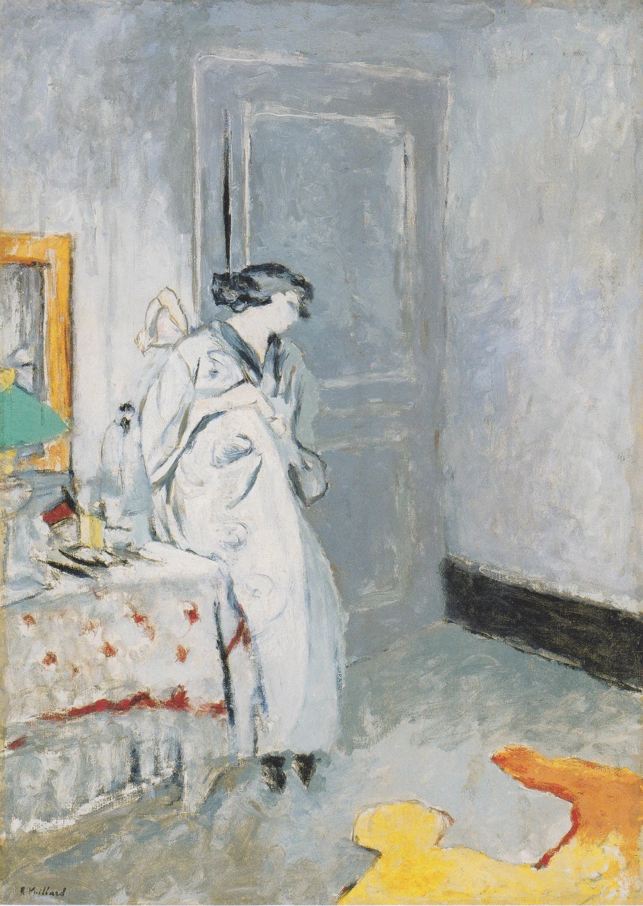 La Chambre bleue, peinture de Édouard Vuillard