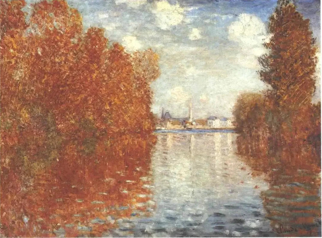 Effet d’automne à Argenteuil W290 par Claude Monet, 1873, Courtauld Gallery