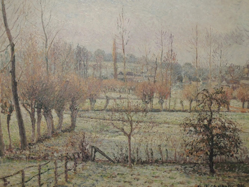 Snow Effect at Éragny - Camille Pissarro