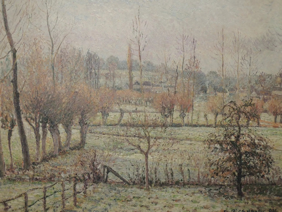 Snow Effect at Éragny - Camille Pissarro