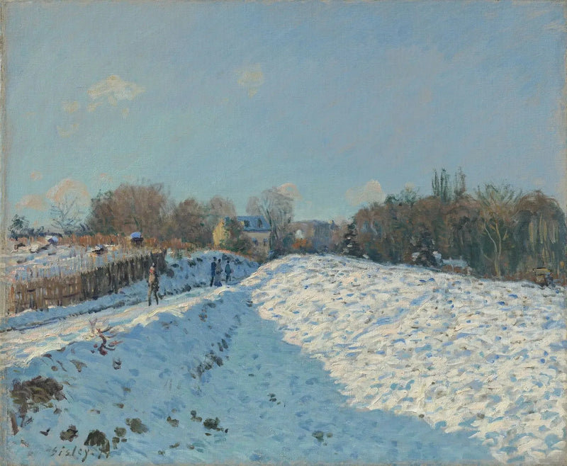 Snow Effect at Louveciennes - Alfred Sisley