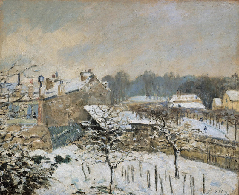 Snow Effect at Marly-le-Roi - Alfred Sisley