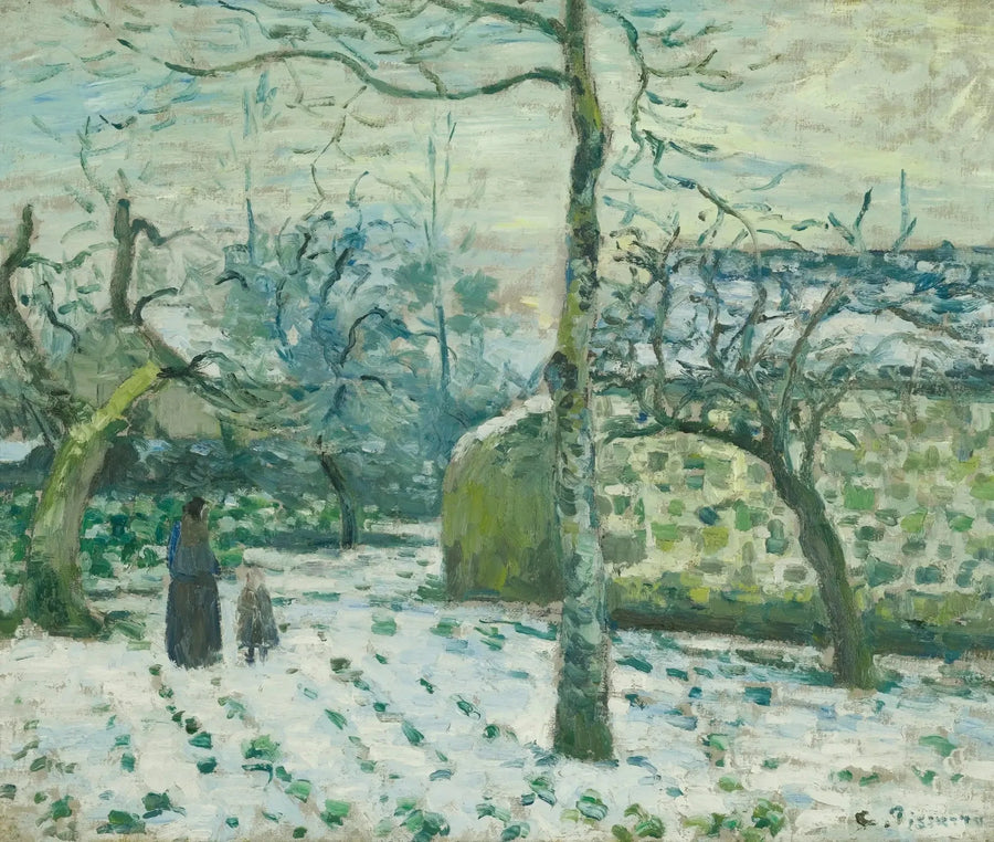 Snow Effect at Montfoucault - Camille Pissarro
