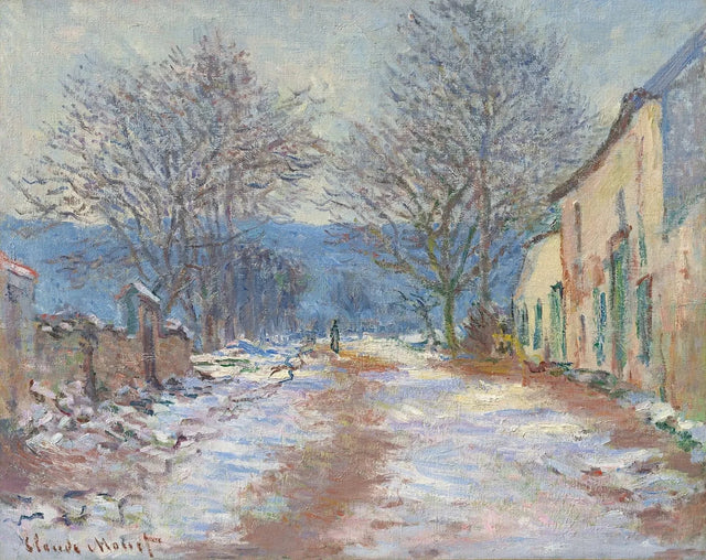 Snow effect in Limetz W1056 - Claude Monet
