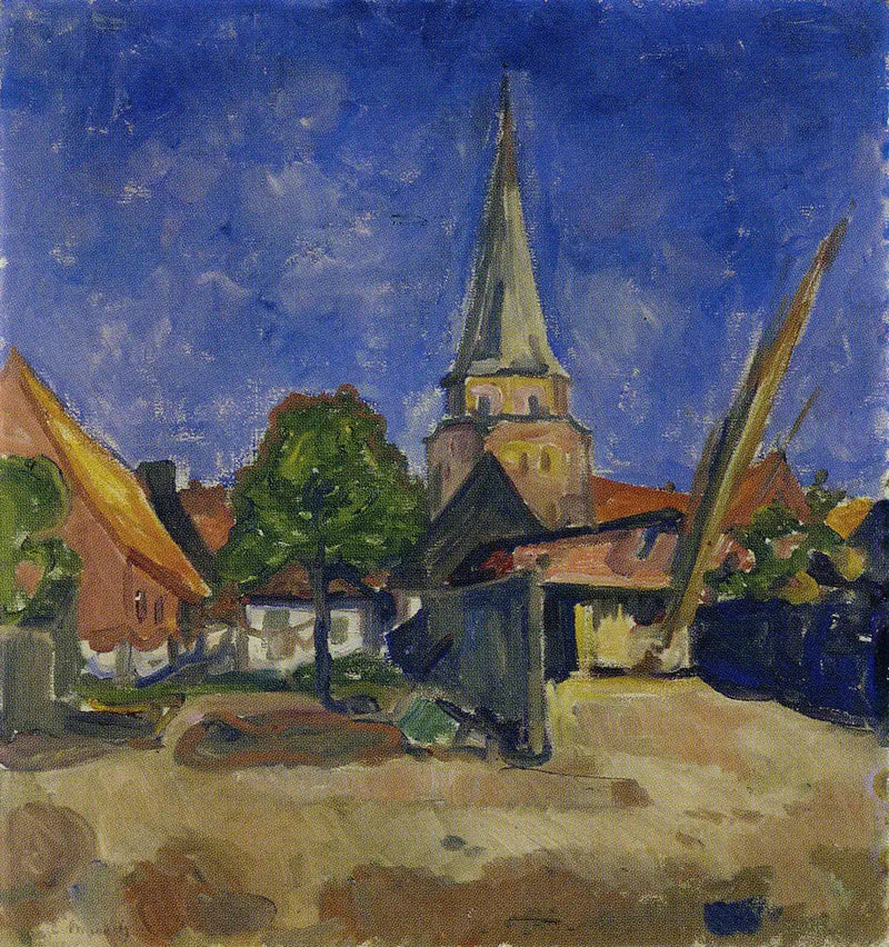 Church in Travemünde - Edvard Munch