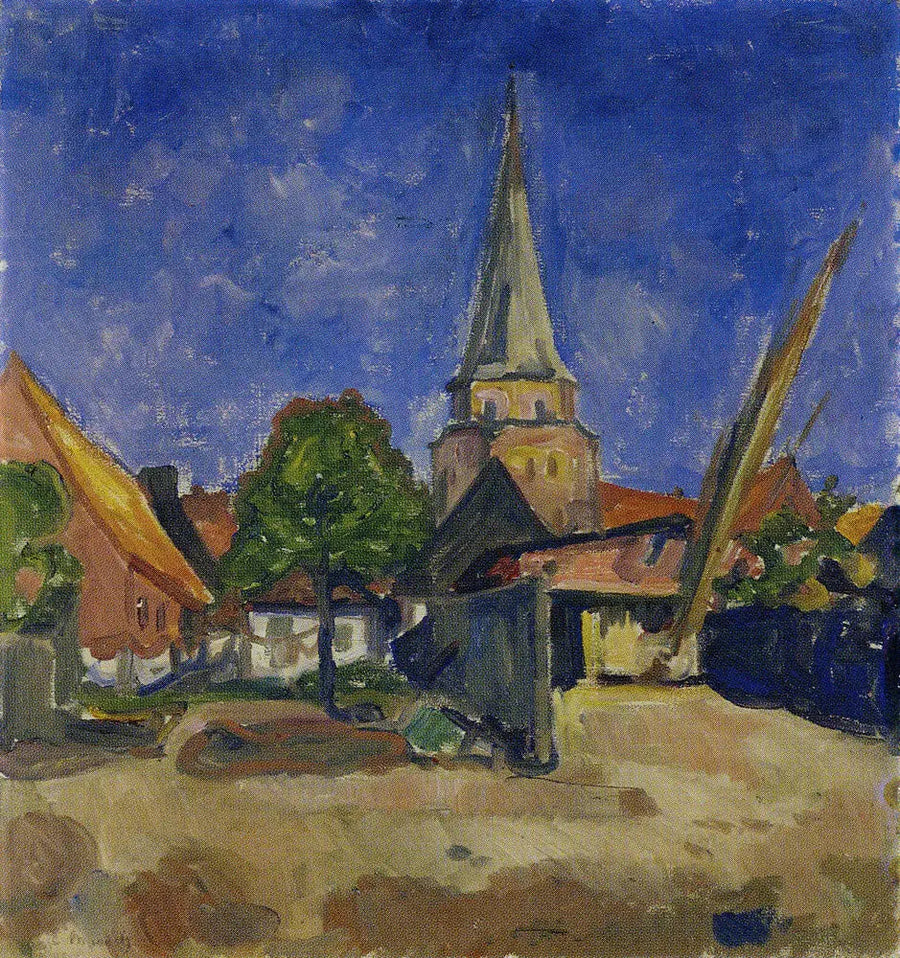 Church in Travemünde - Edvard Munch