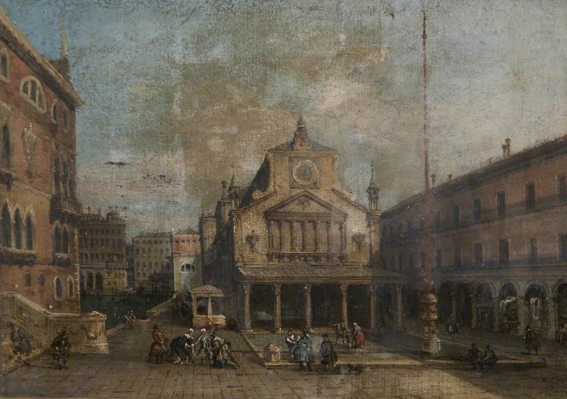 Church of San Giacometto, Venice - Francesco Guardi