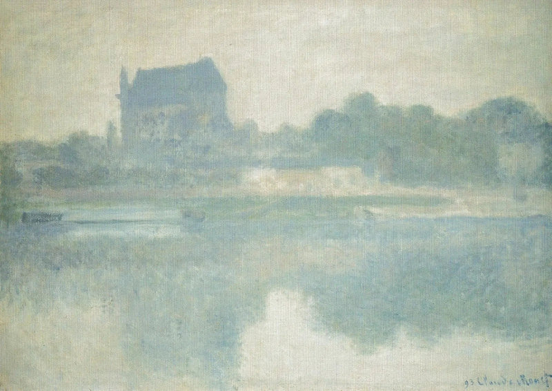 Church at Vernon, Fog - Claude Monet