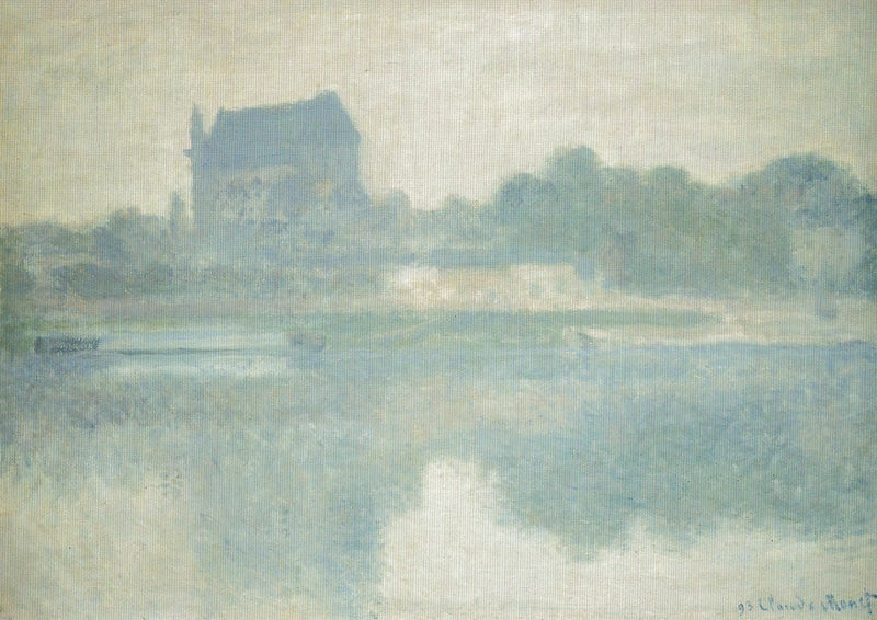 Church at Vernon, Fog - Claude Monet