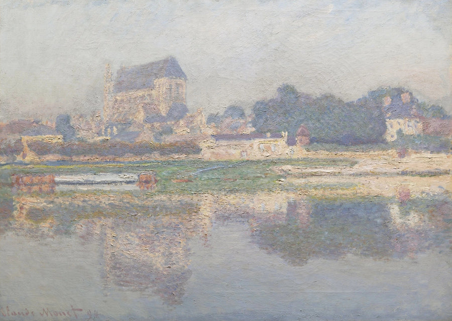 Church at Vernon, Sun - Claude Monet