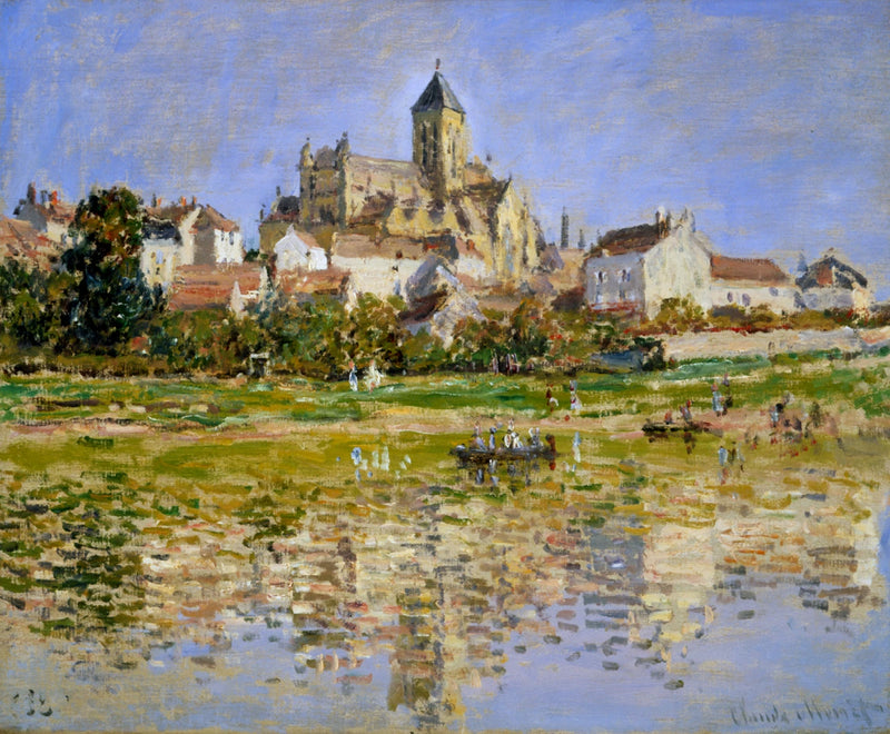 The Church of Vétheuil W531 - Claude Monet