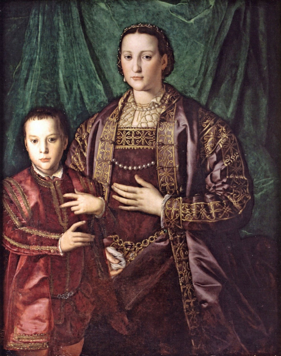 Eleonora di Toledo with her son Francesco - Bronzino