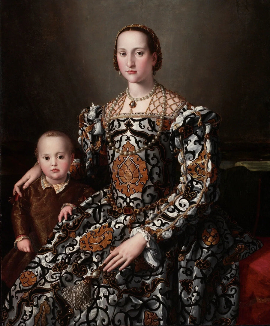Eleanor of Toledo and her son - Bronzino