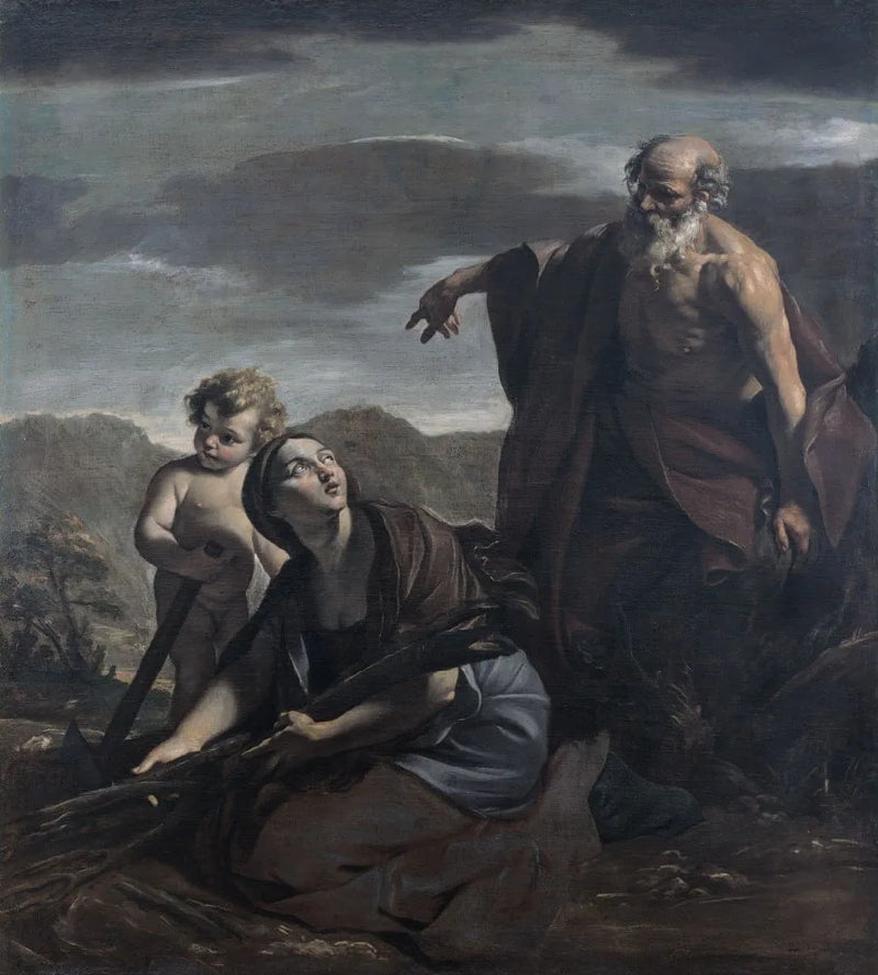 Elijah and the Widow of Zarephath - Giovanni Lanfranco