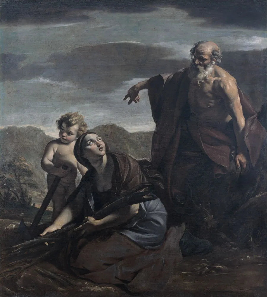 Elijah and the Widow of Zarephath - Giovanni Lanfranco