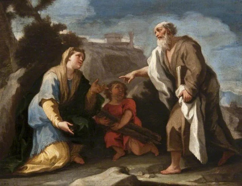 Elijah and the Widow of Zarephath - Luca Giordano