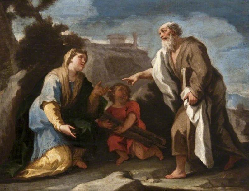 Elijah and the Widow of Zarephath - Luca Giordano