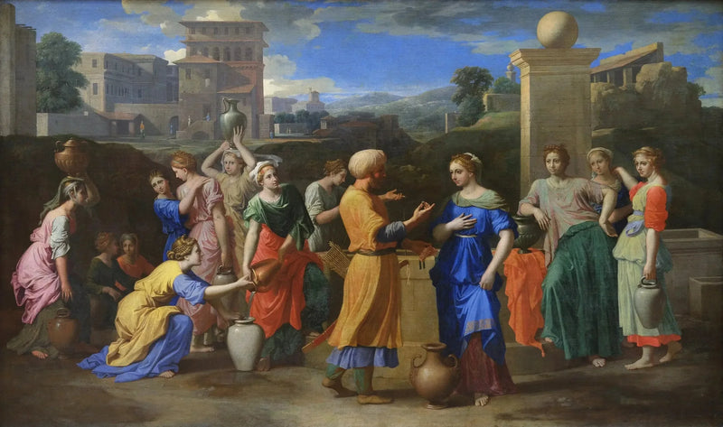 Eliezer and Rebecca - Nicolas Poussin