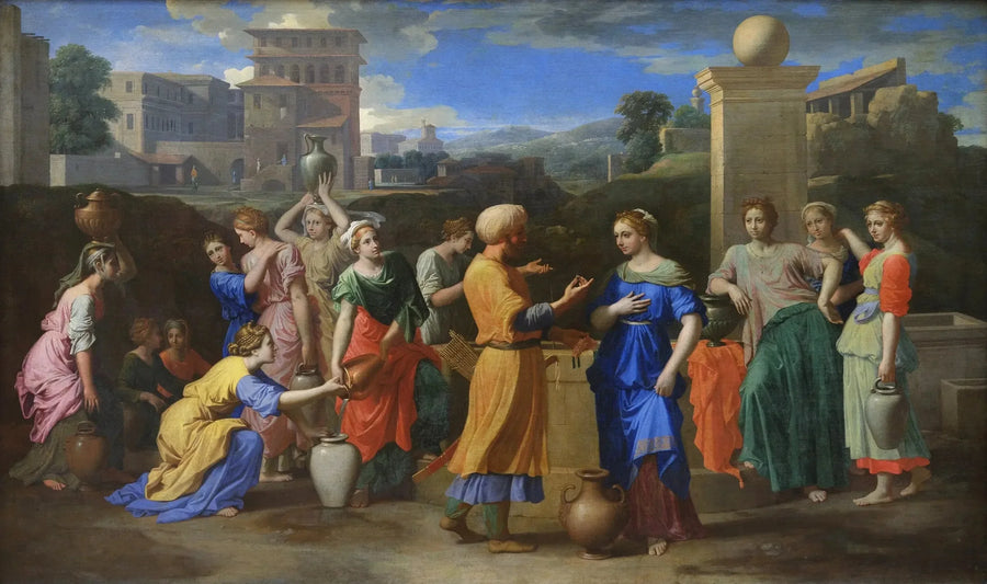 Eliezer and Rebecca - Nicolas Poussin