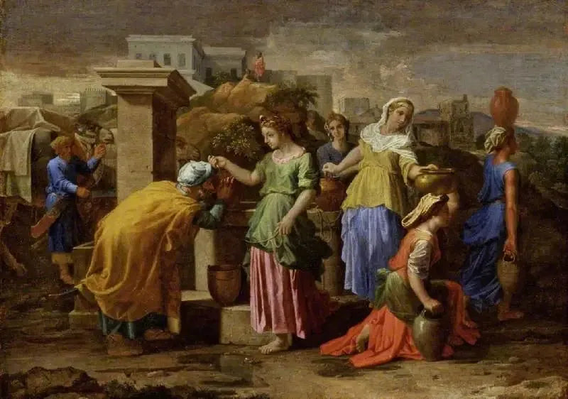 Eliezer and Rebecca - Nicolas Poussin