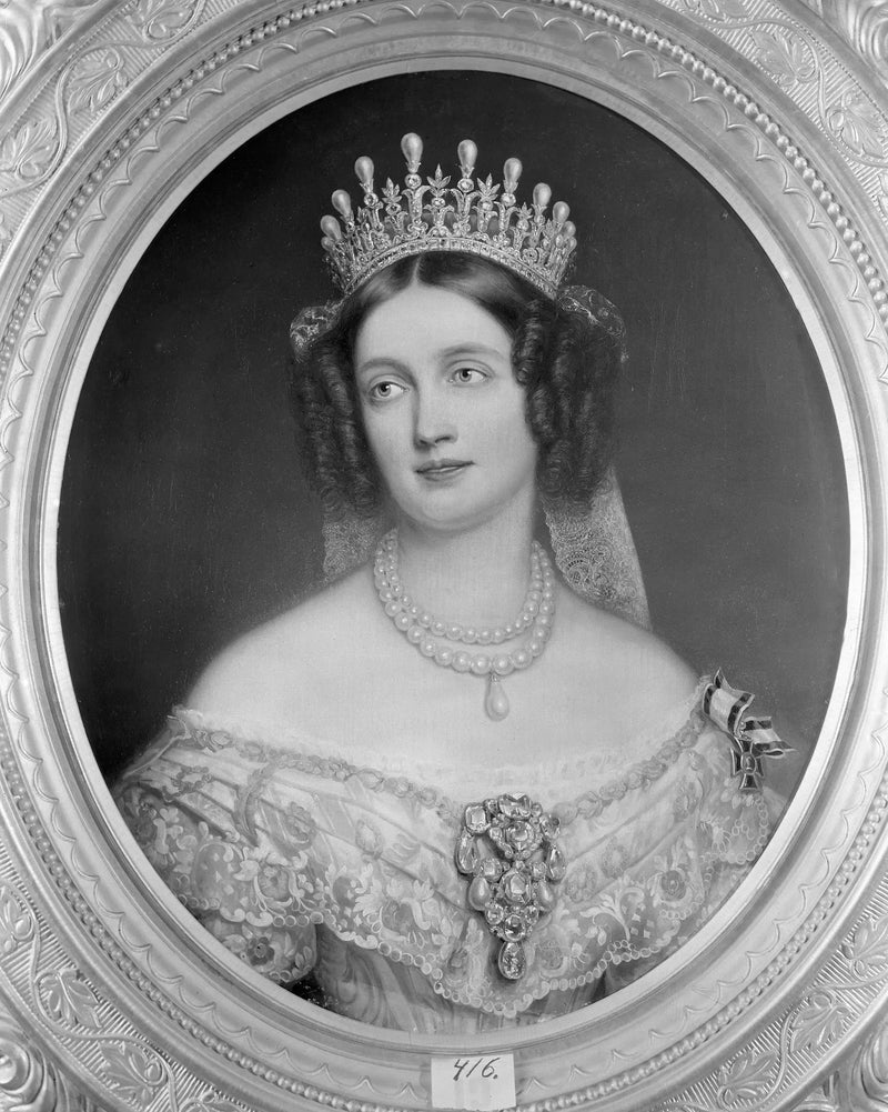 Elisabet (1801-1873), mother of Prussia, princess of Bavaria, founder of King Fredrik Vilhelm IV - Joseph Karl Stieler