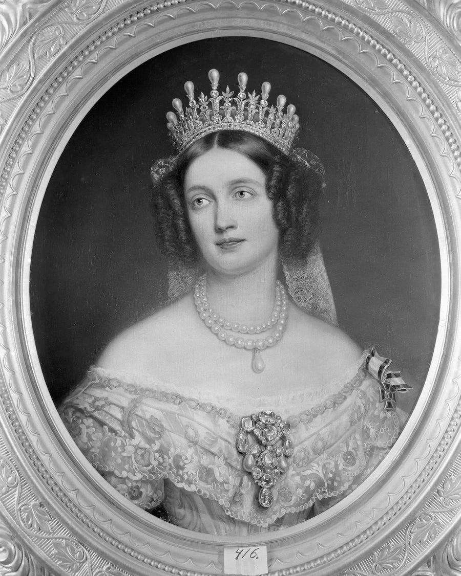 Elisabet (1801-1873), mother of Prussia, princess of Bavaria, founder of King Fredrik Vilhelm IV - Joseph Karl Stieler