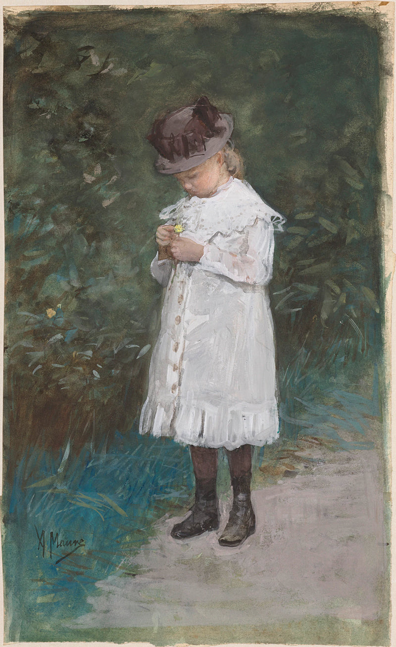 Elisabeth Mauve (née en 1875), fille de l'artiste - Anton Mauve
