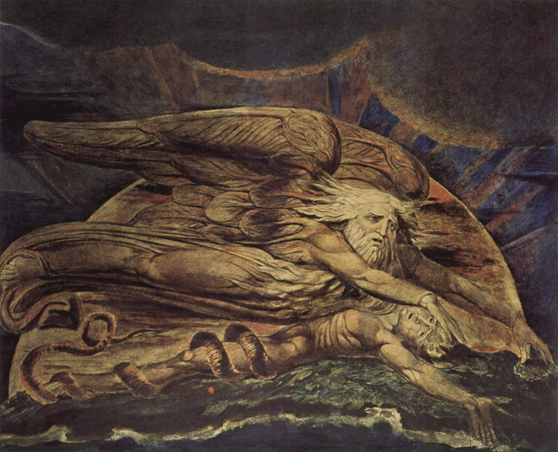 Elohim creating Adam - William Blake