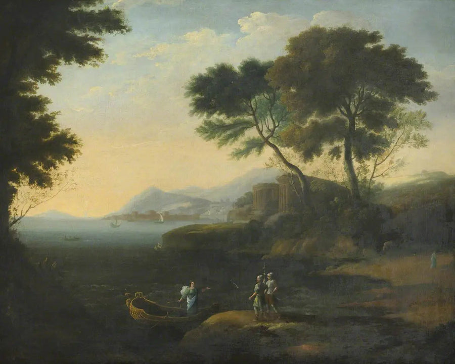 Embarkation of Carlo and Ubaldo in pursuit of Rinaldo - Claude Lorrain