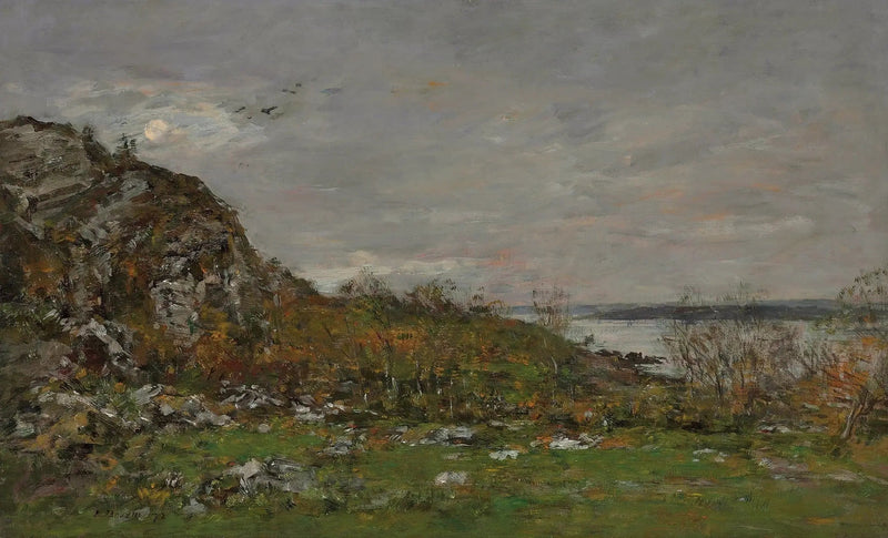 Mouth of the Elorn near Brest - Eugène Boudin