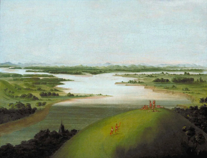 Platte River Mouth, 900 miles above Saint Louis - George Catlin