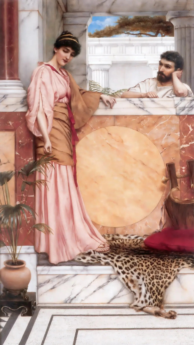 Waiting for a response - John William Godward